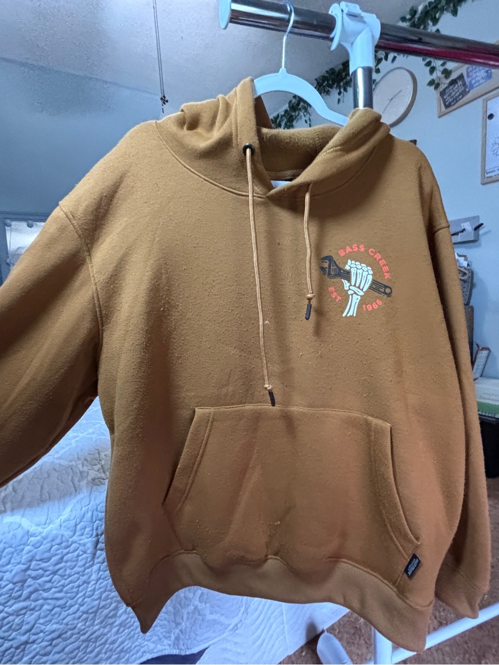Brown Pullover Hoodie - Men